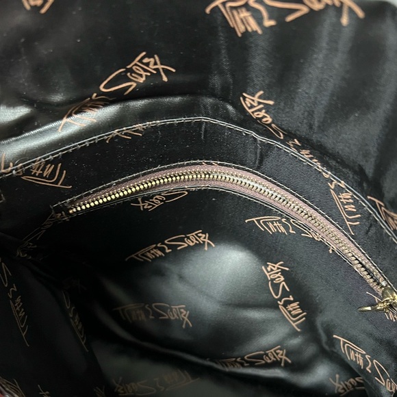 Vintage faux crocodile leather evening shoulder bag gold chain strap - Picture 9 of 9